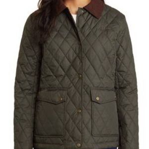 Lauren Ralph Lauren Diamond Quilted Barn Jacket in Litchfield Loden
